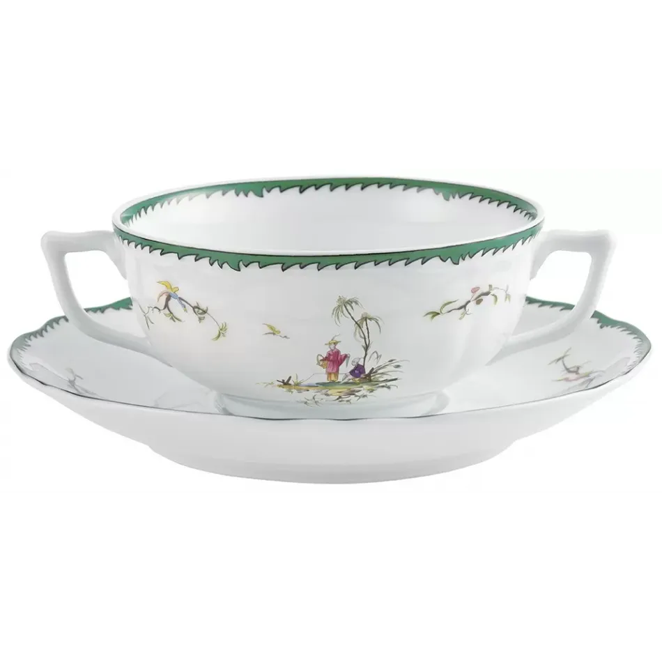 Longjiang Cream Soup Cup Without Foot N°6 Diam 4.7 in