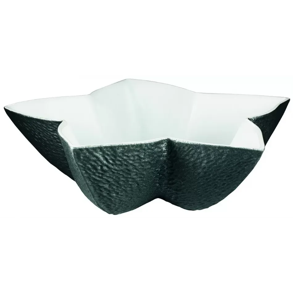 Mineral Irise Black Star Cup Diam 7.7 in