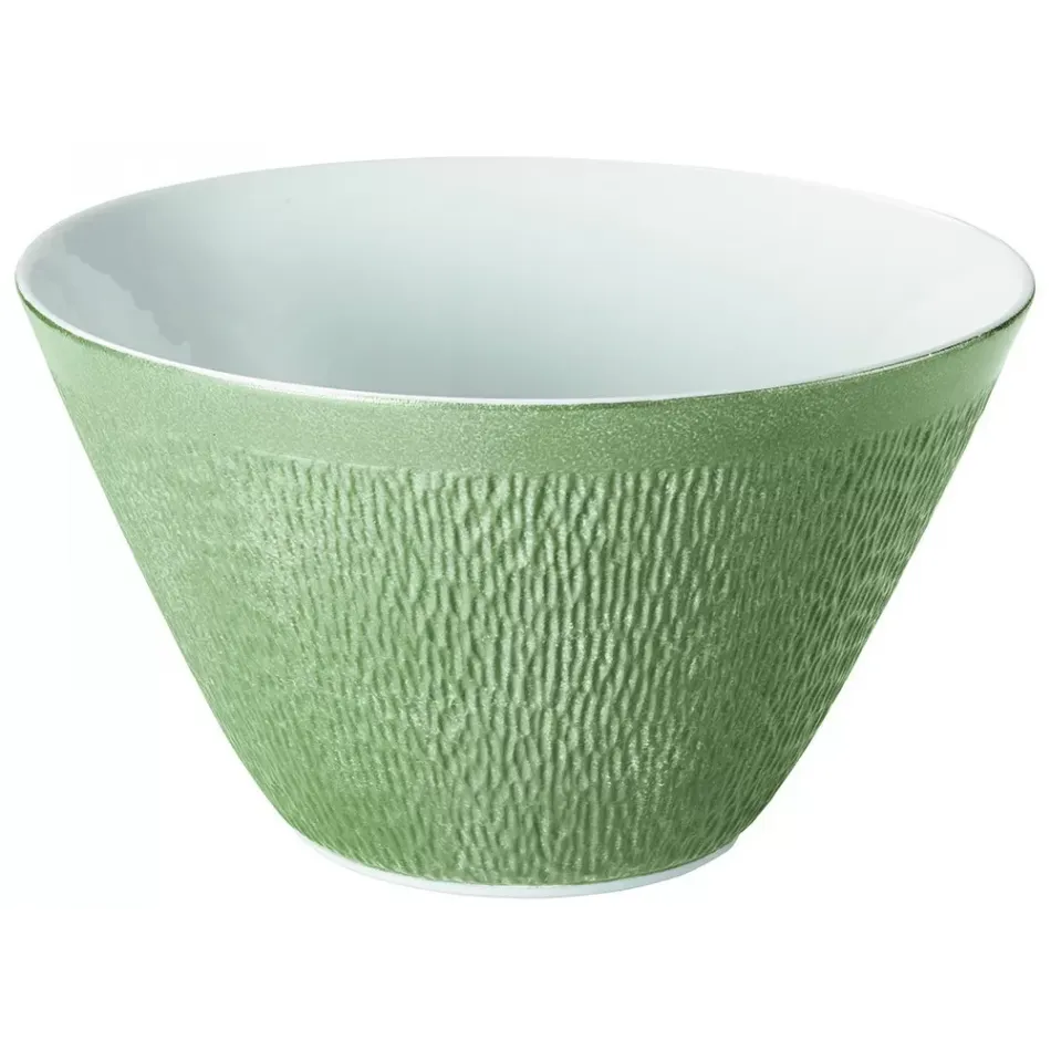 Mineral Irise Celadon Salad Bowl Coned Shaped Diam 11.0 in
