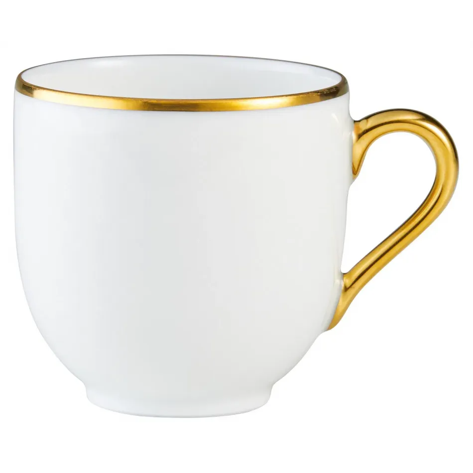 Italian Renaissance Filet Gold  Coffee Cup  2.4 Gold Filet