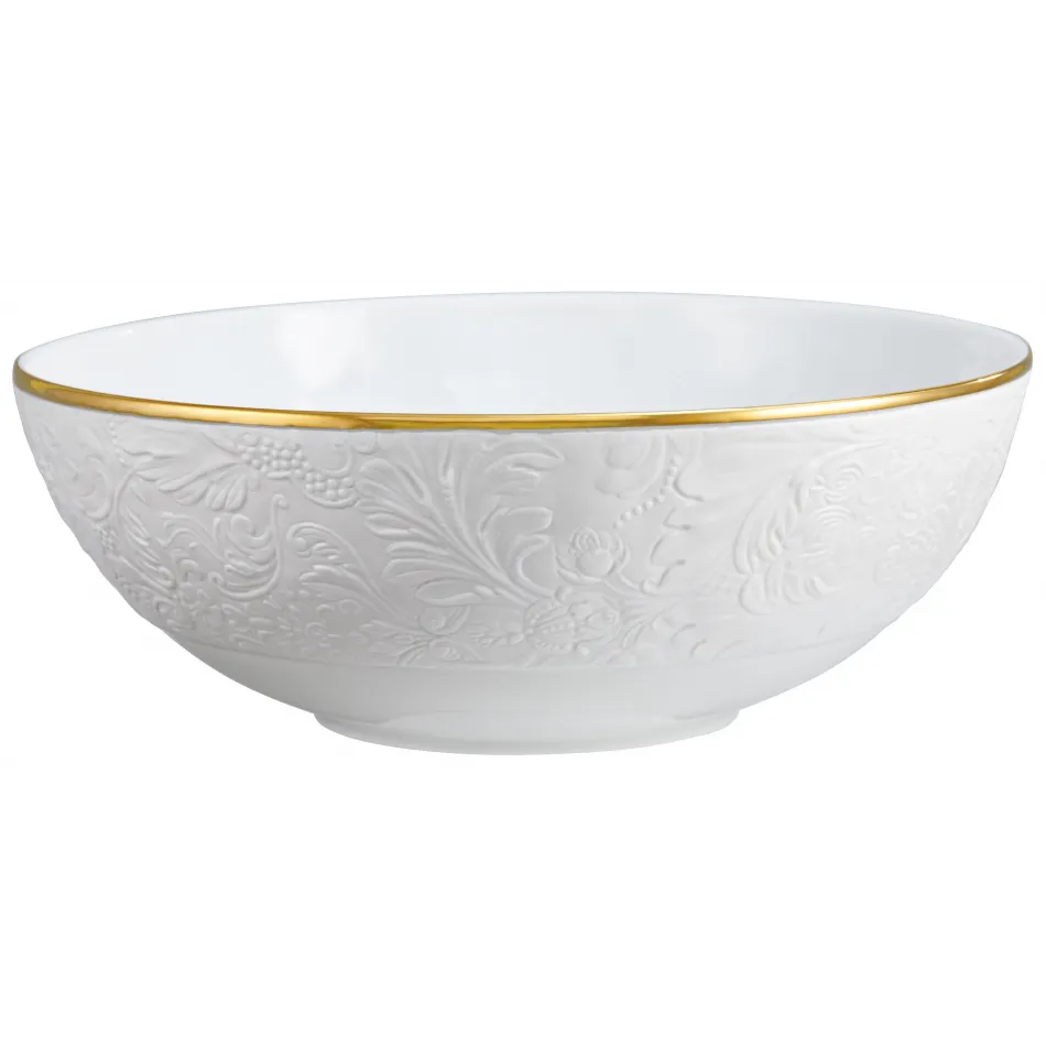 Italian Renaissance Filet Gold Bowl, Open Vegetable 10.4 Gold Filet