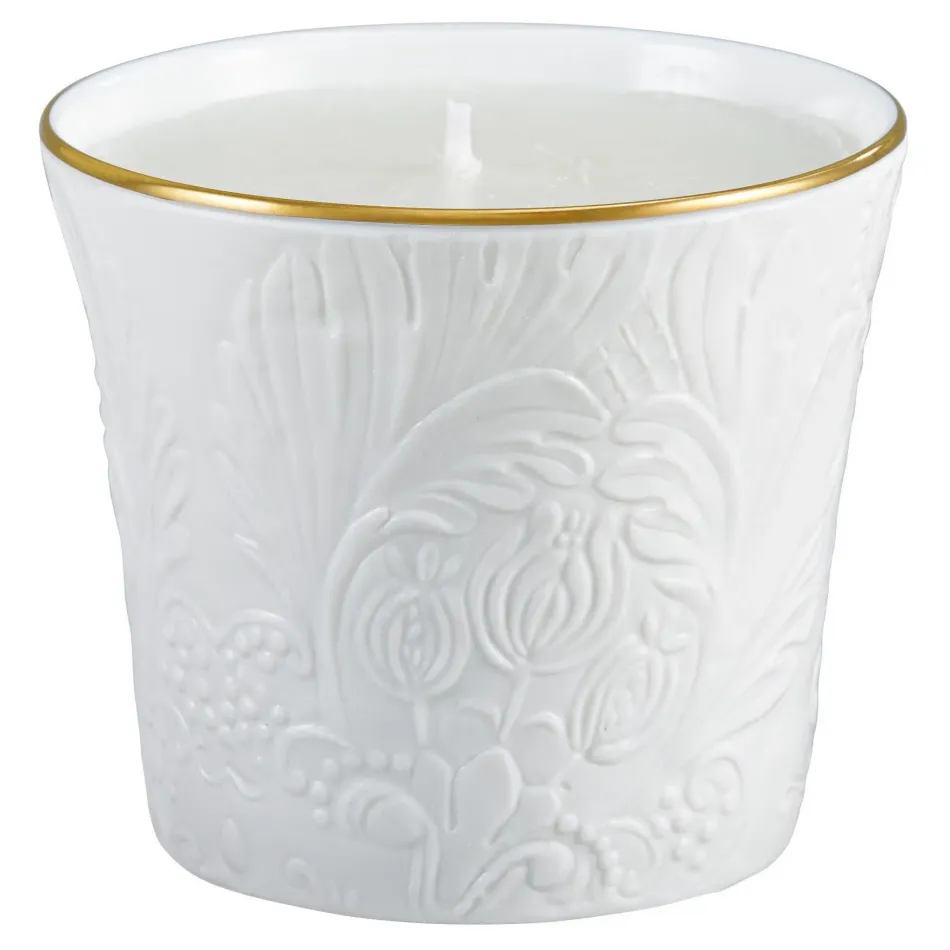 Italian Renaissance Filet Or Candle Pot 3.35 in Gift Box