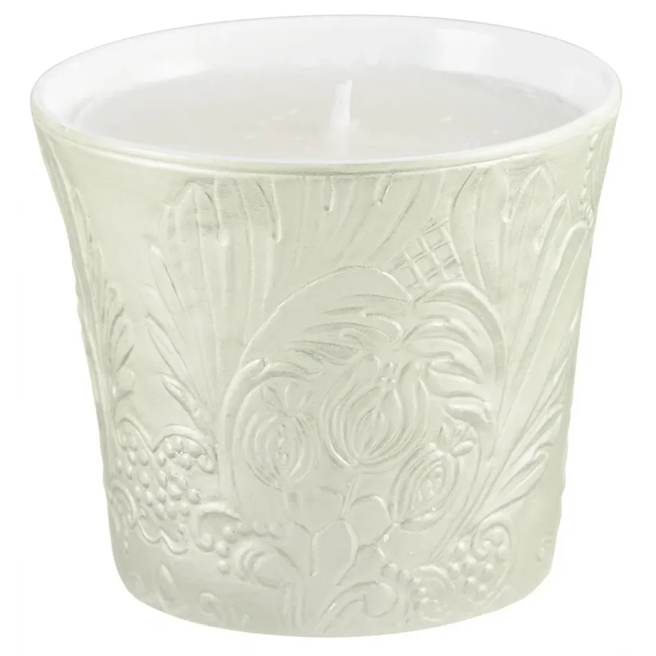 Italian Renaissance Irise Coquillage Candle Pot 3.35 in Gift Box