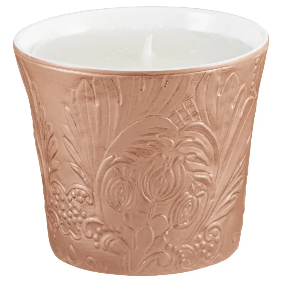 Italian Renaissance Irise Cuivre Candle Pot 3.35 in Gift Box