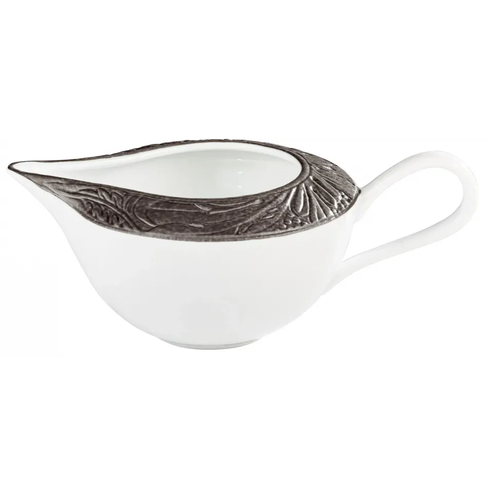 Italian Renaissance Irise Dark Grey  Creamer 3.5 Dark Grey