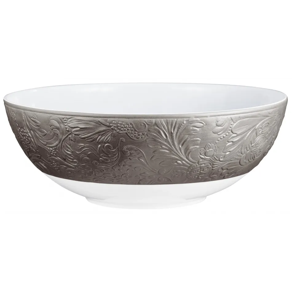 Italian Renaissance Irise Dark Grey  Bowl, Open Vegetable 10.4 Dark Grey