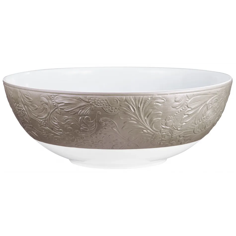 Italian Renaissance Irise Warm Grey  Bowl, Open Vegetable 10.4 Warm Grey