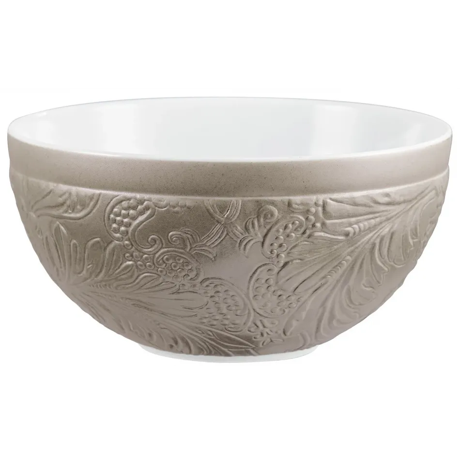 Italian Renaissance Irise Warm Grey  Bowl 5.5 Warm Grey