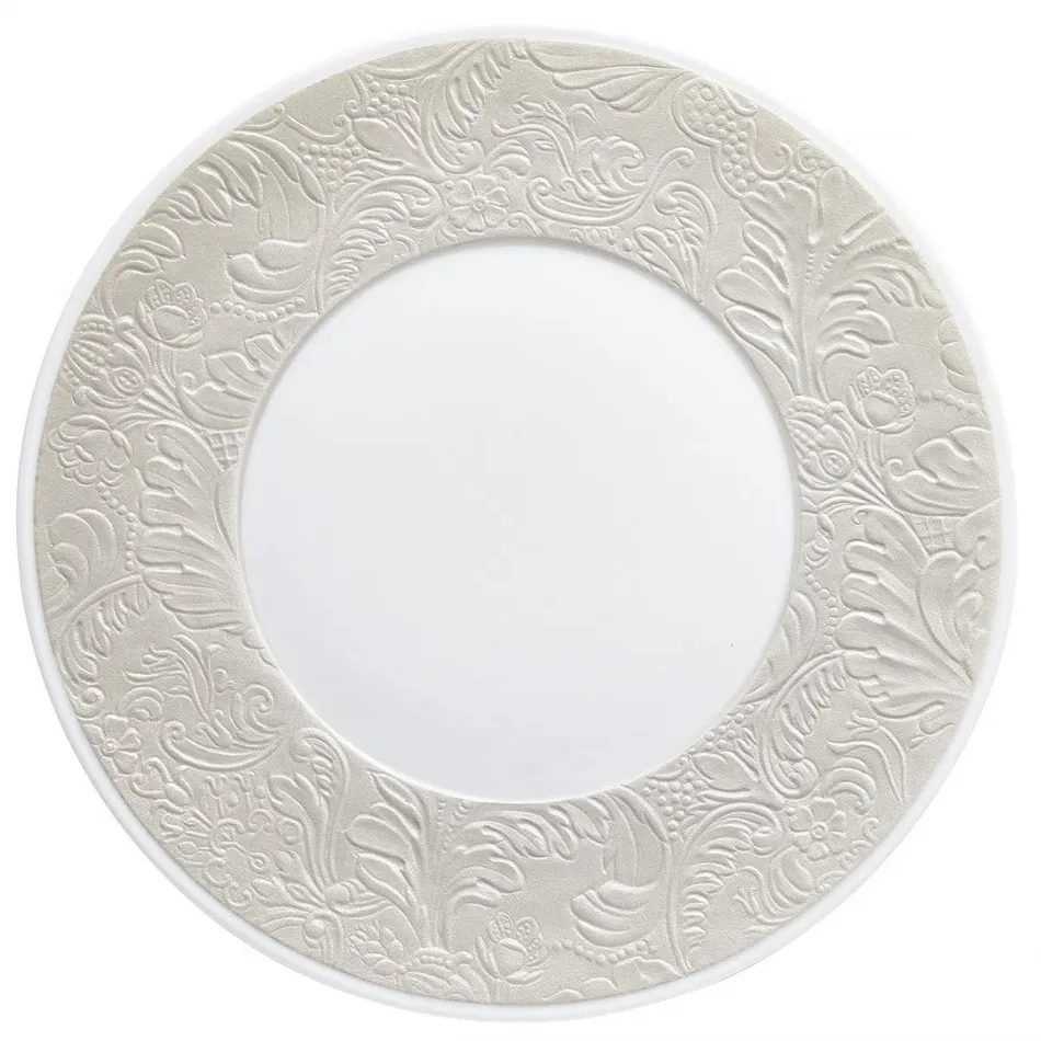 Italian Renaissance Irise Pearl Salad/ Dessert Plate Coupe 9.4 Pearl