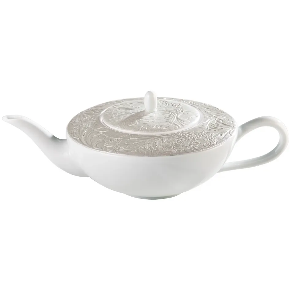 Italian Renaissance Irise Pearl  Tea Pot  Pearl