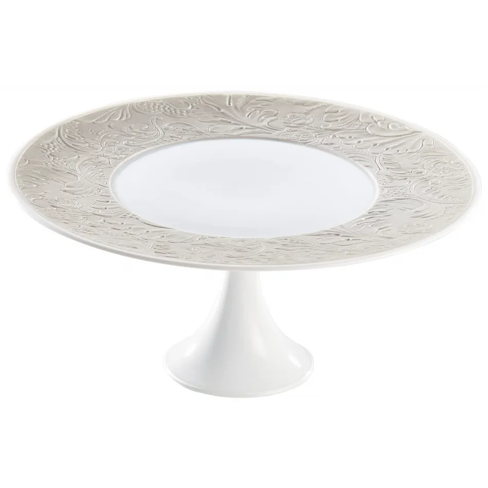 Italian Renaissance Irise Pearl Petit Four Stand Medium 9.4 Pearl