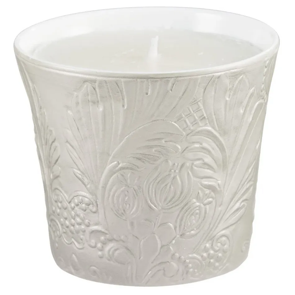 Italian Renaissance Irise Perle Candle Pot 3.35 in Gift Box