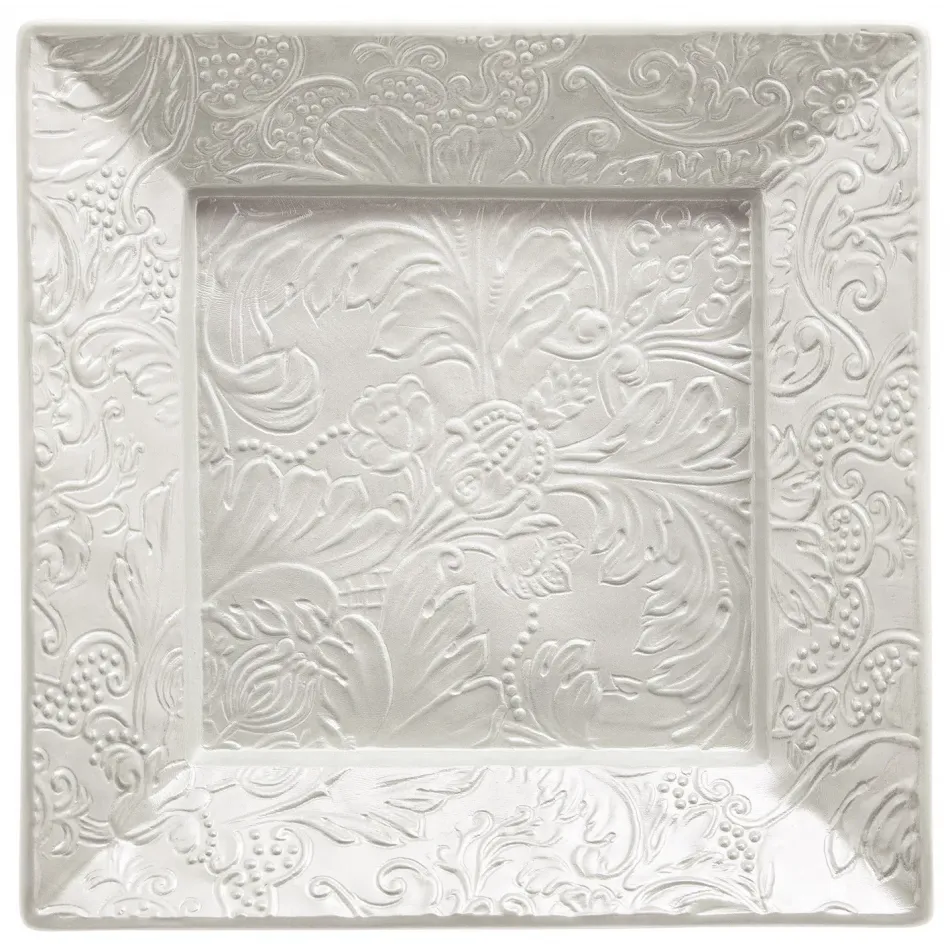 Italian Renaissance Irise Perle Square Trinket Tray 6.89 X 6.89 in Gift Box