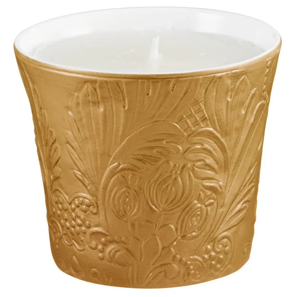 Italian Renaissance Irise Dore Candle Pot 3.35 in Gift Box