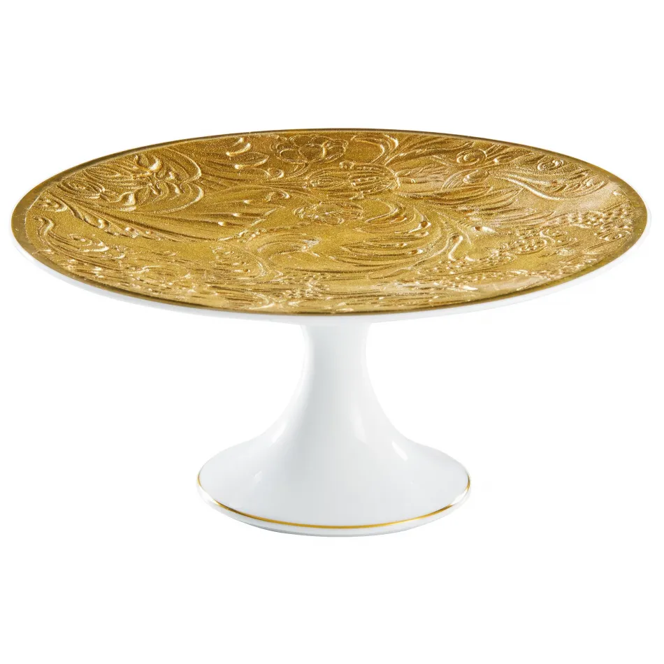 Italian Renaissance Gold  Petit Four Stand Small 6.3 Gold
