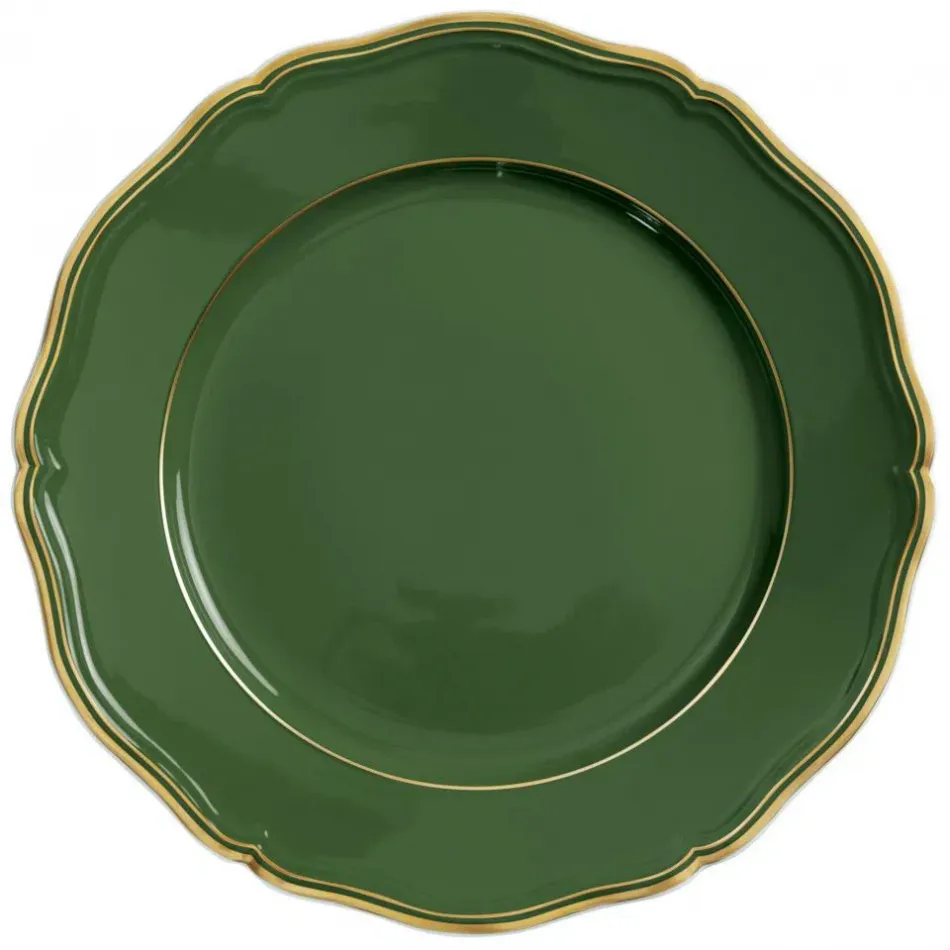 Mazurka Or Green Buffet Plate 12.2 in