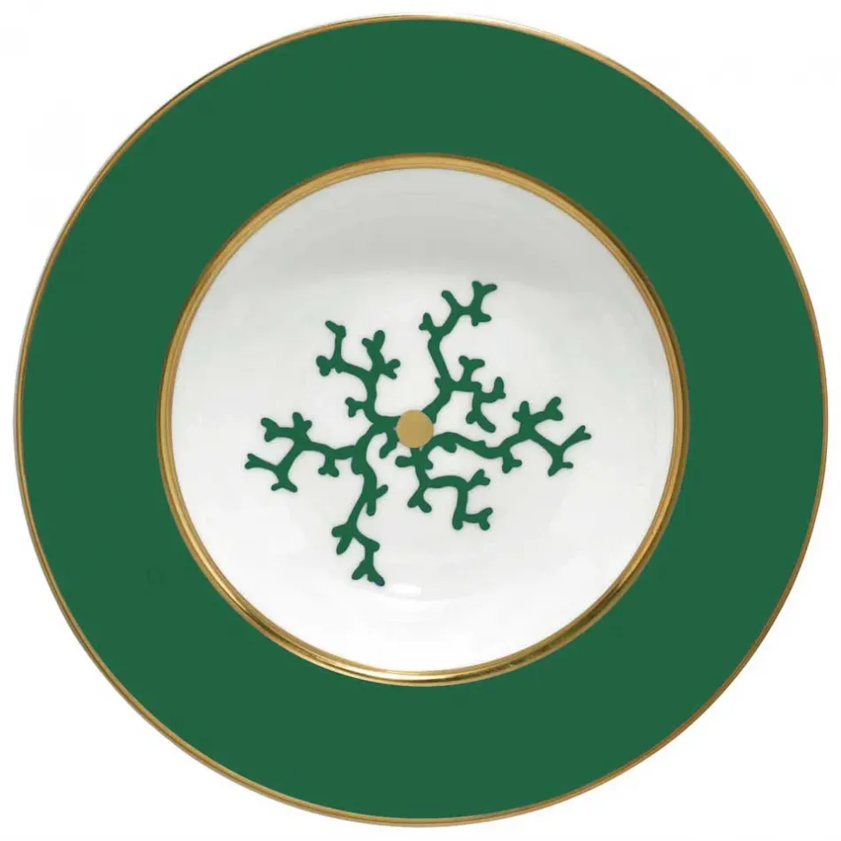 Cristobal Emerald Rim Soup Plate 8.3 in 7.4 oz