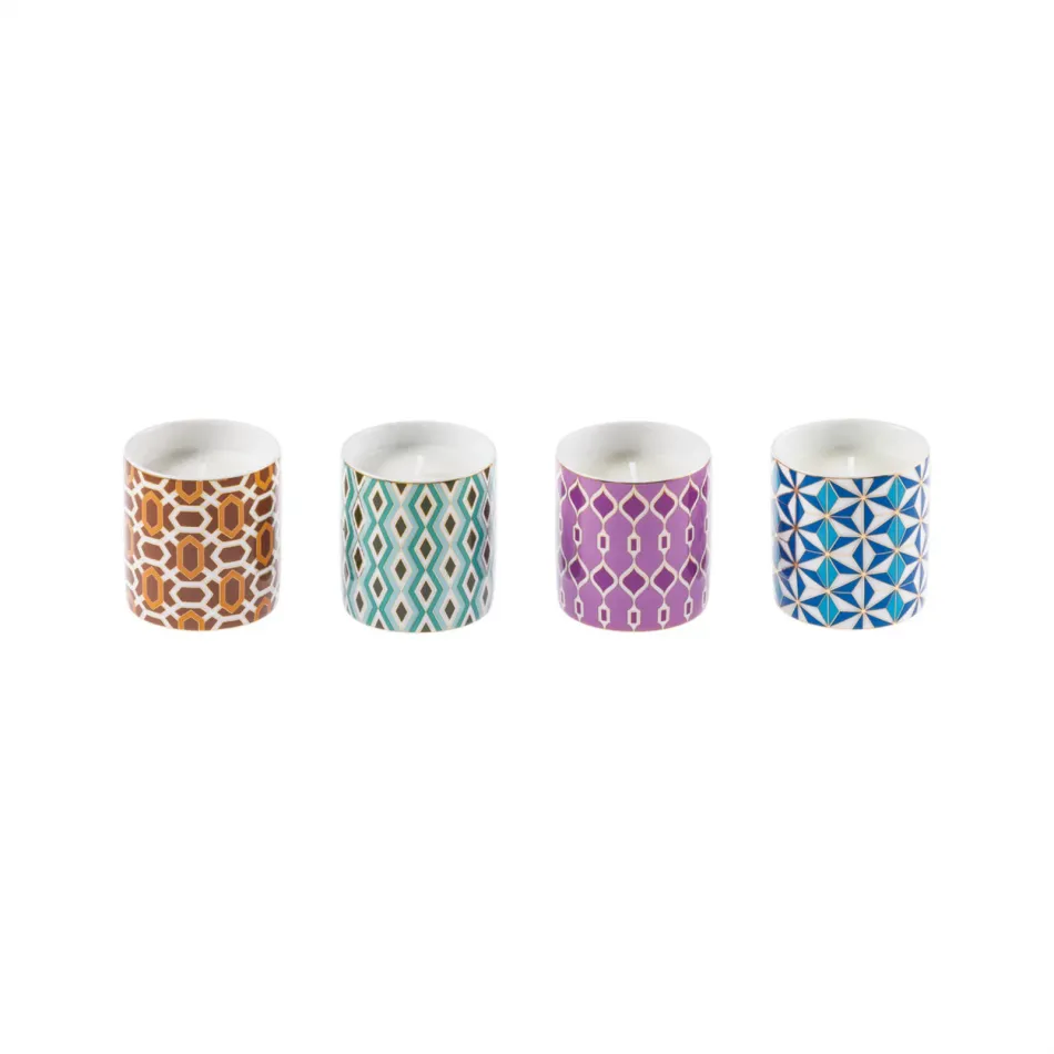 Mosaic Candle 2 1/4 inch h 2 1/4 inch 4 1/2 oz