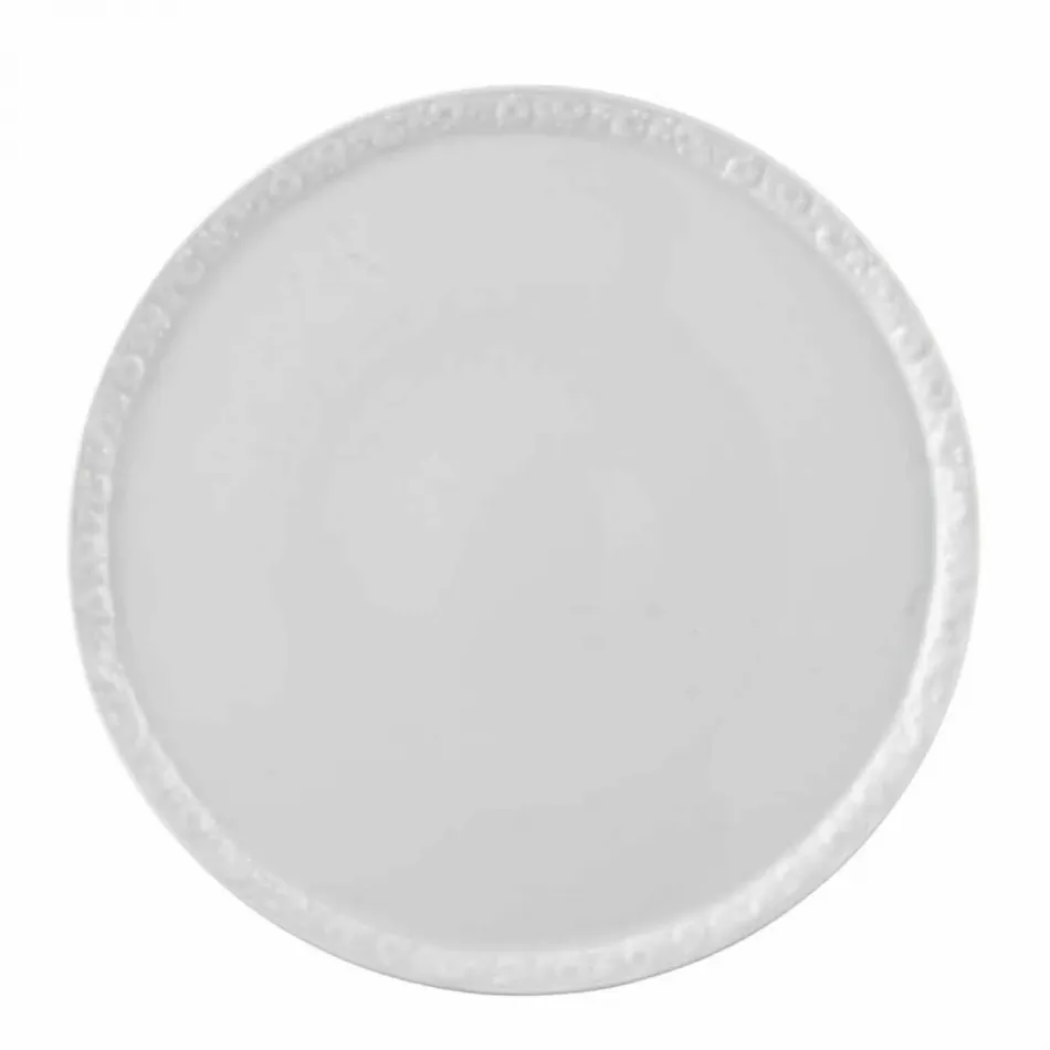 Maria White Tart Platter Round 12 1/2 in (Special Order)