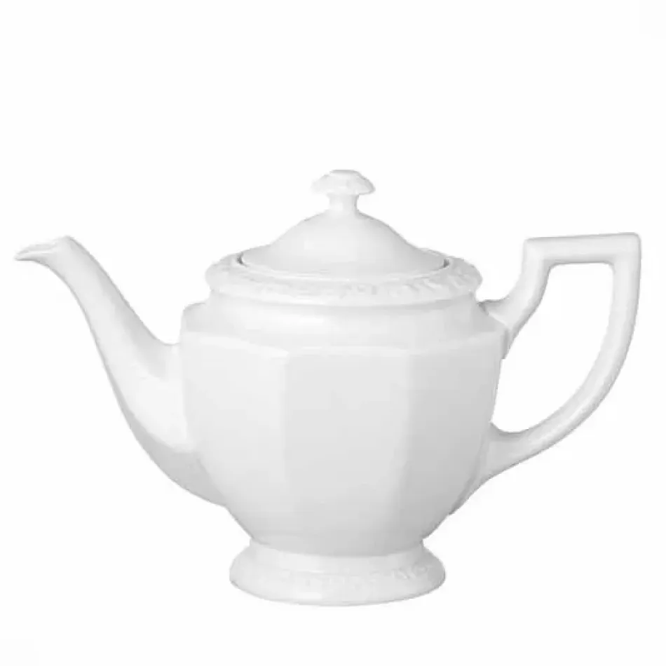 Maria White Tea Pot 42 oz (Special Order)