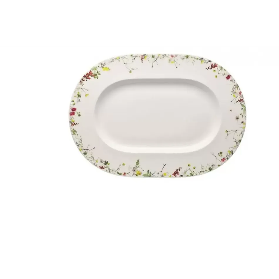 Brillance Fleurs Sauvages Platter Oval 16 in (Special Order)