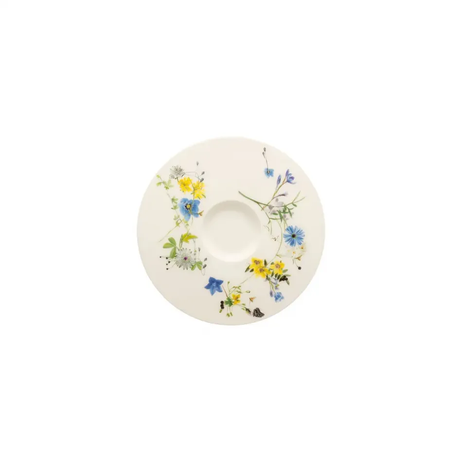 Brillance Fleurs Des Alpes Coffee Saucer (For #14742) 6 1/8 in