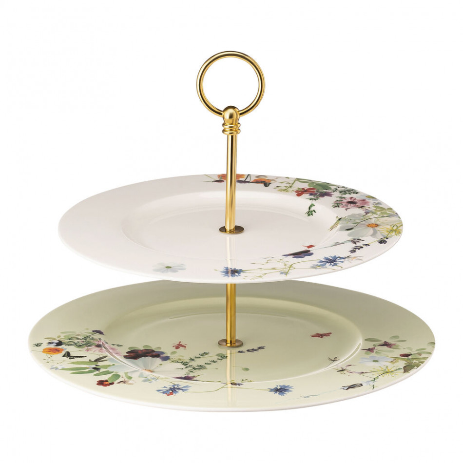 Brillance Grand Air Etagere 2 Tiers / Rim Plate