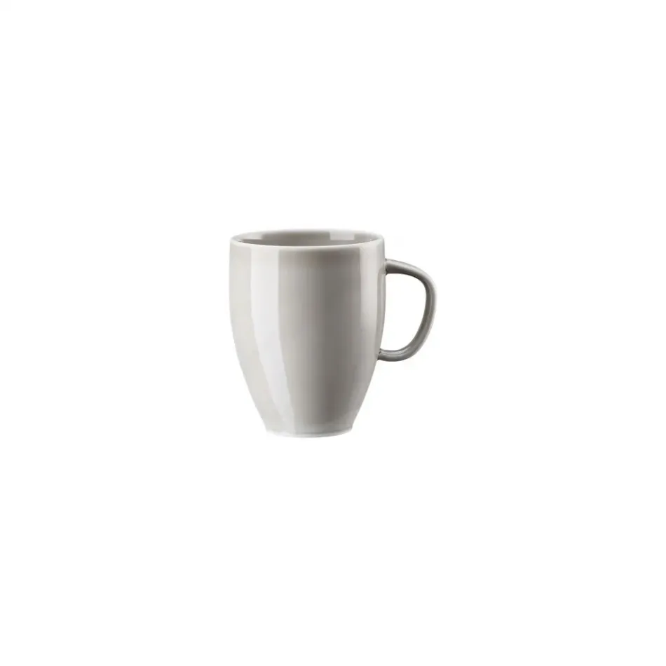 Junto Pearl Grey Mug With Handle 12 3/4 oz