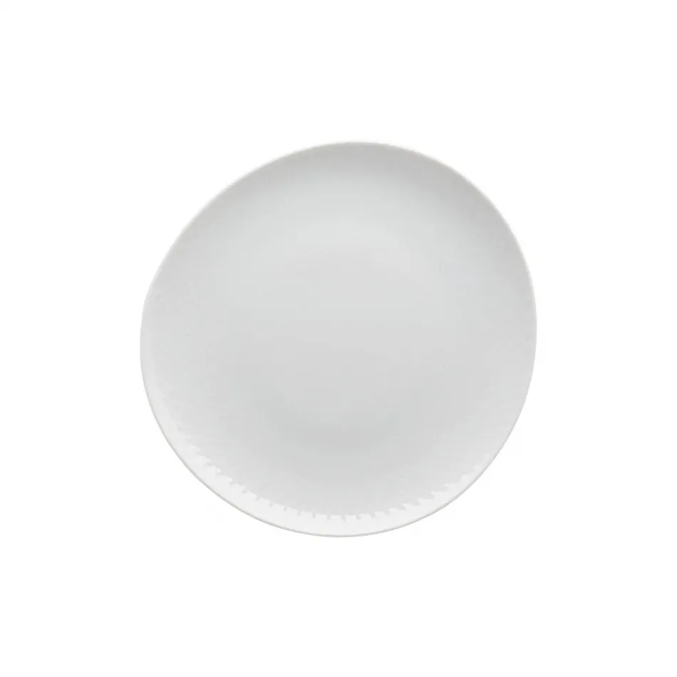 Junto White Salad Plate Flat 8 2/3 in