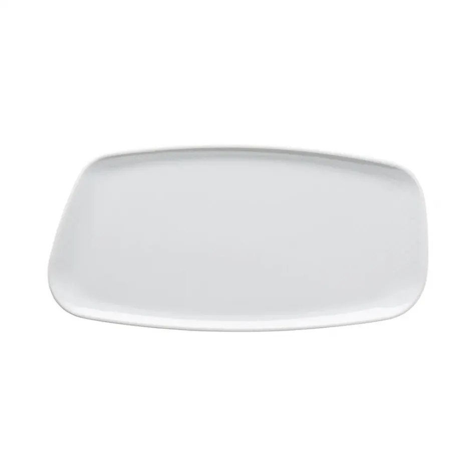 Junto White Platter Rectangular 11 3/4 x 6 in