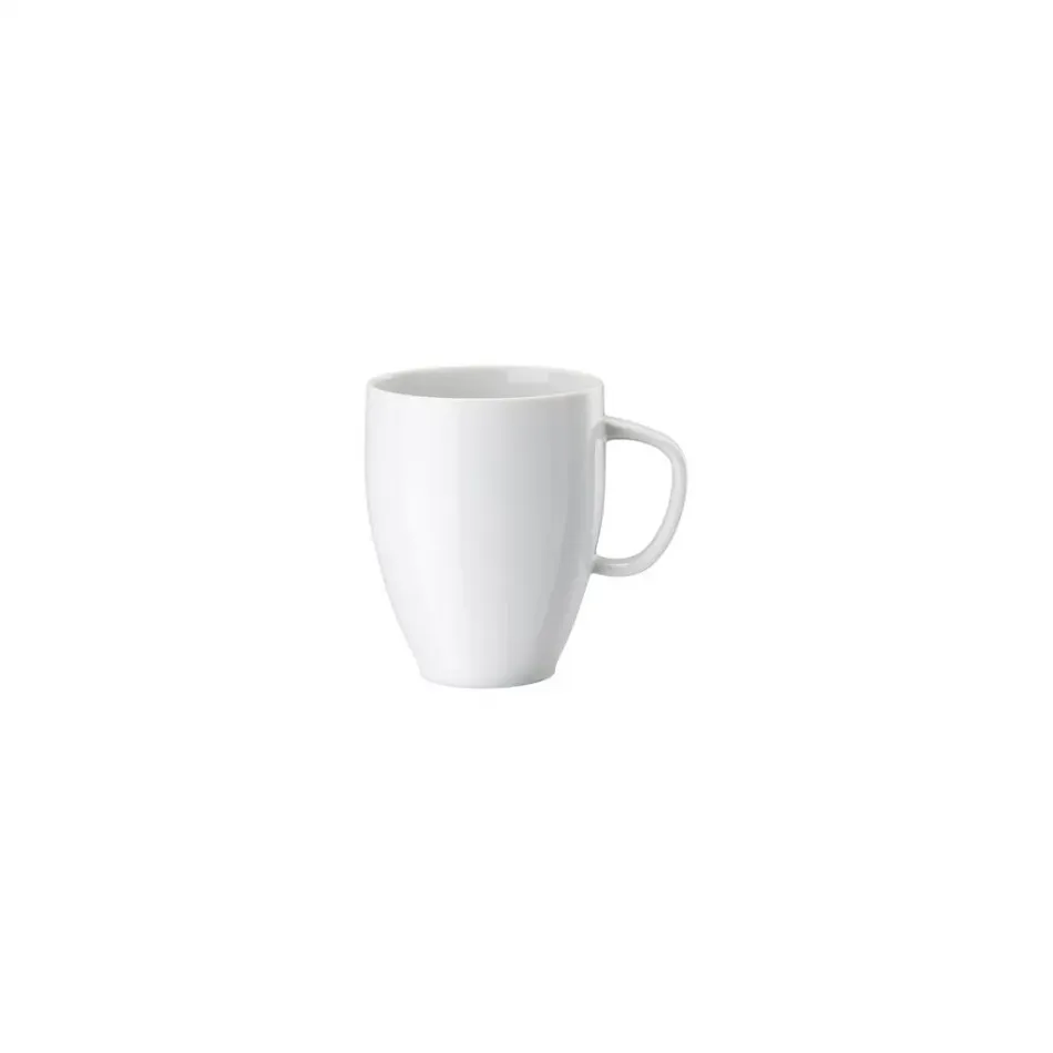 Junto White Mug With Handle 12 3/4 oz