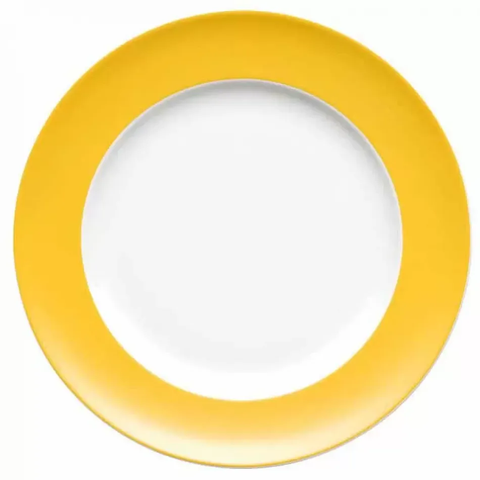 Sunny Day Sunflower Yellow Salad Plate Round 8 1/2 in