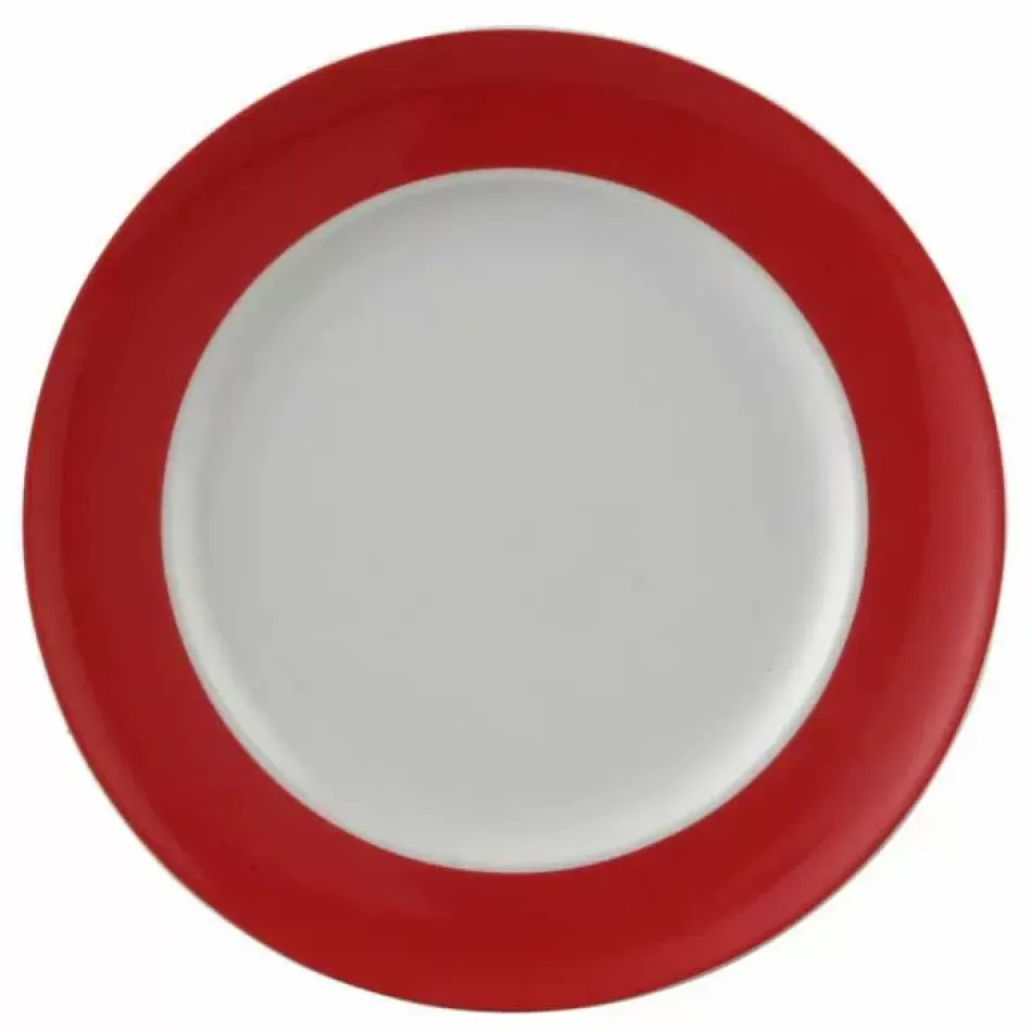 Sunny Day Red Salad Plate Round 8 1/2 in