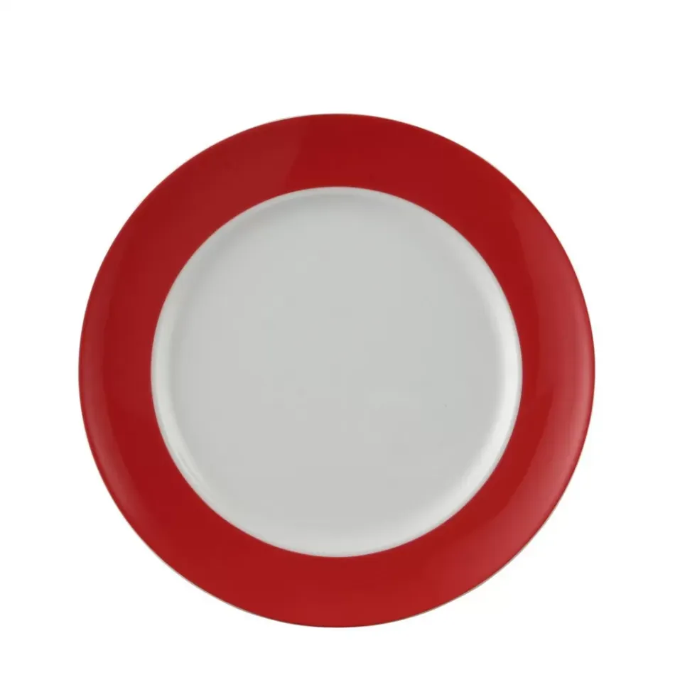 Sunny Day Red Dinner Plate Round 10 1/2 in