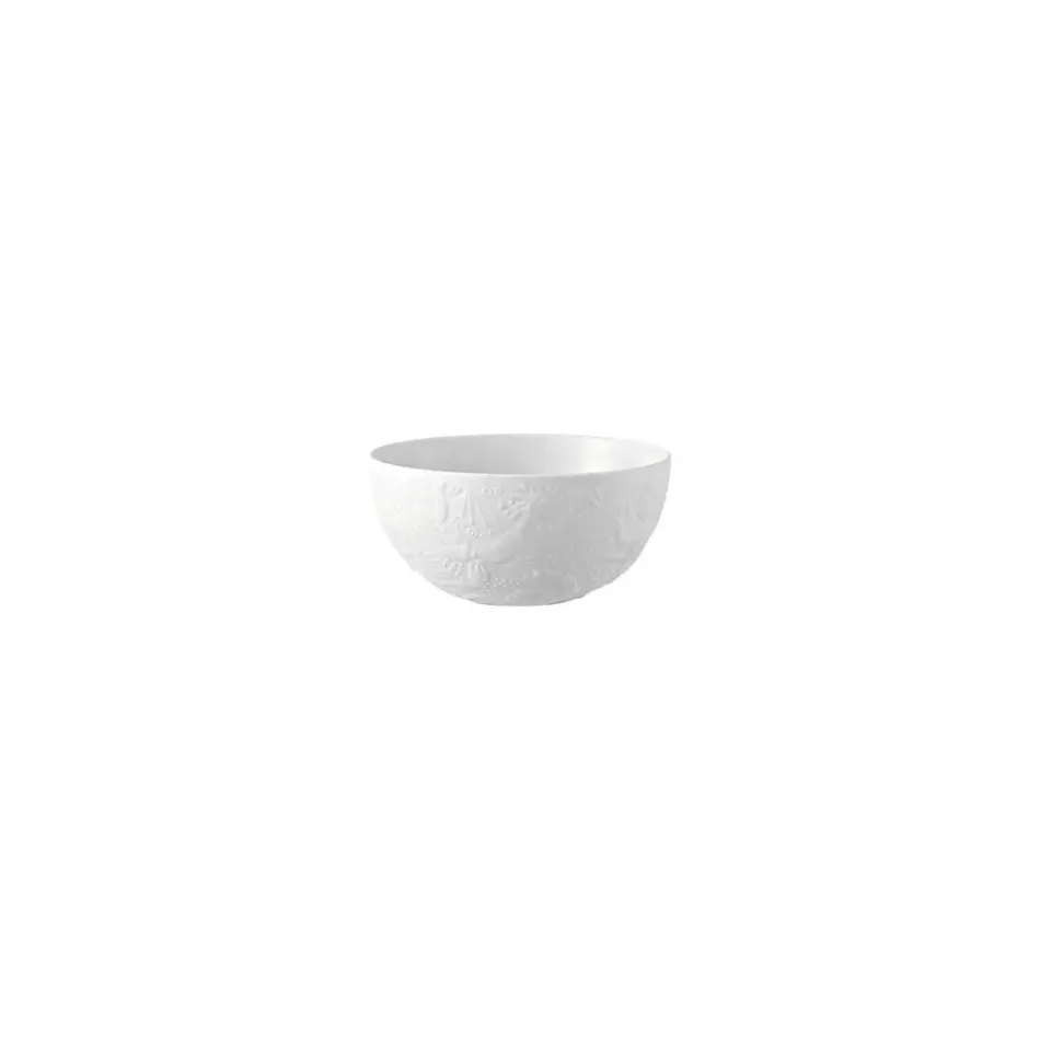 Magic Flute White Fruit Dish 5 in 10 oz (Special Order)
