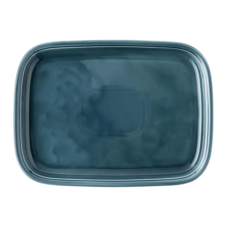 Trend Night Blue Platter Rectangular 13 x 9 1/2 in (Special Order)