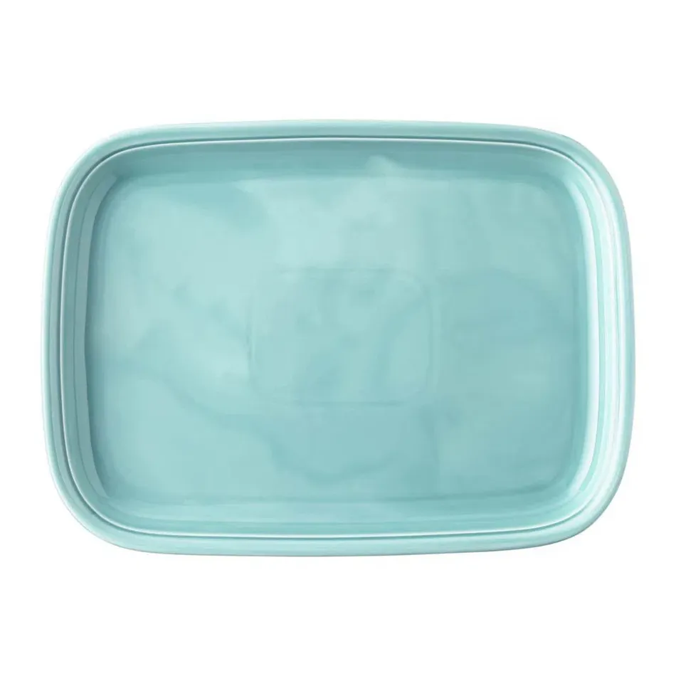 Trend Ice Blue Platter Rectangular 13 x 9 1/2 in (Special Order)