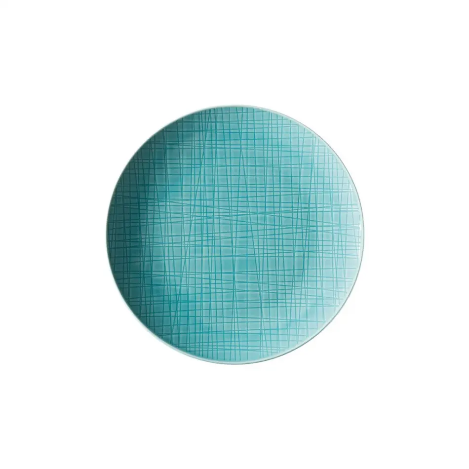 Mesh Aqua Salad Plate 8 1/4 in