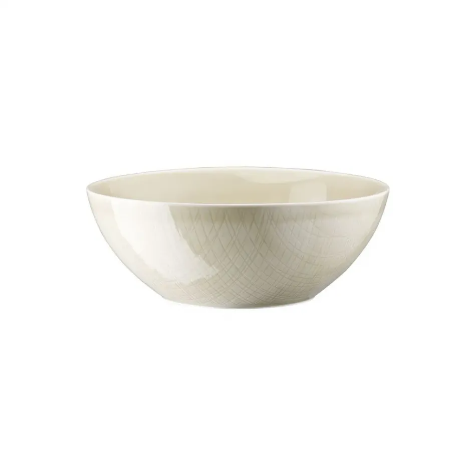 Mesh Cream Bowl Salad/Serving 9 1/2 in (Special Order)