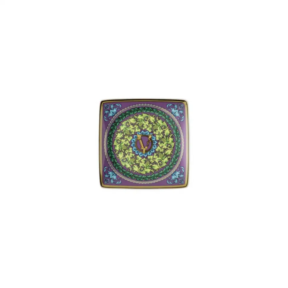 Barocco Mosaic Canape Dish 4 3/4 In Square 4 3/4 in Square