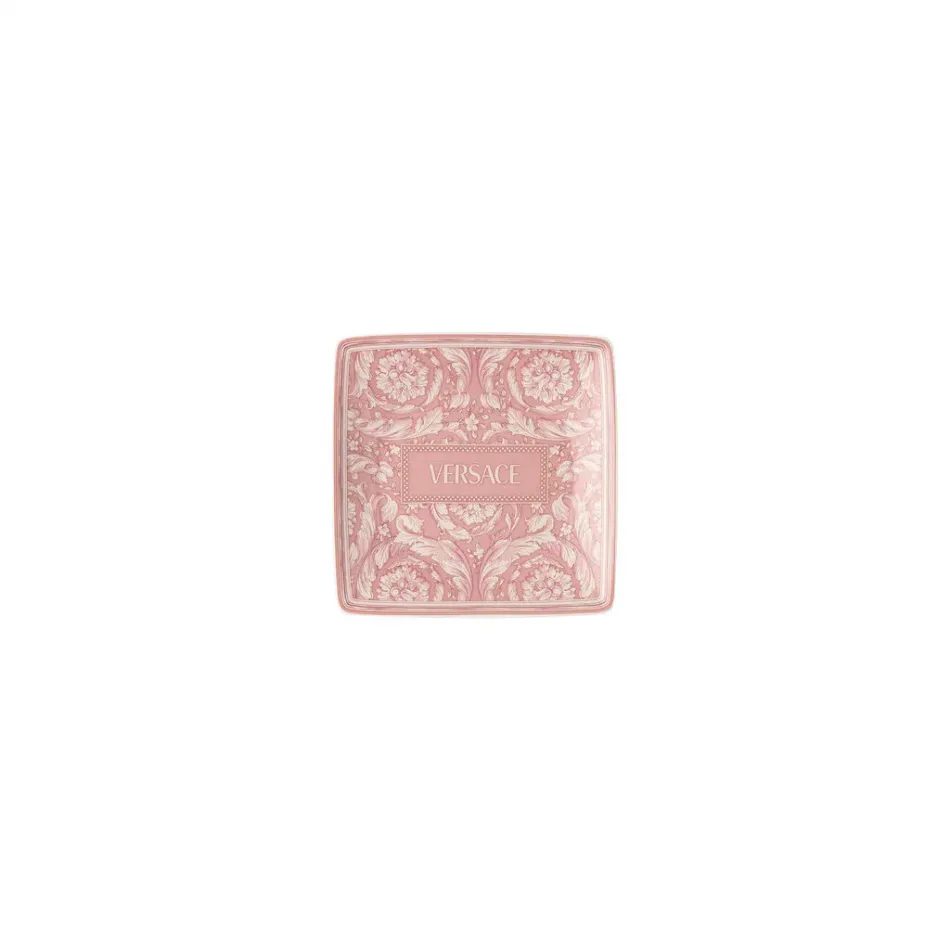 Barocco Rose Canape Dish 4 3/4 in Square