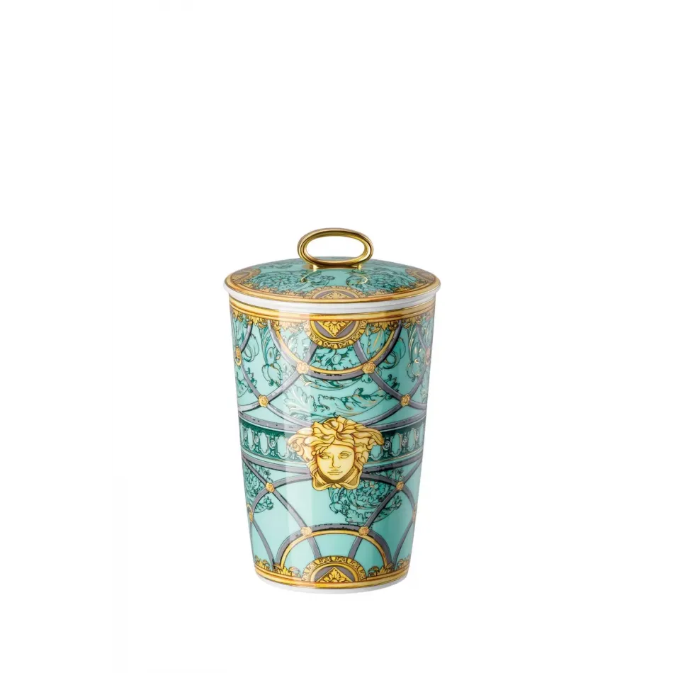 Scala Palazzo Verde Scented Votive W/Lid 5 1/2 in