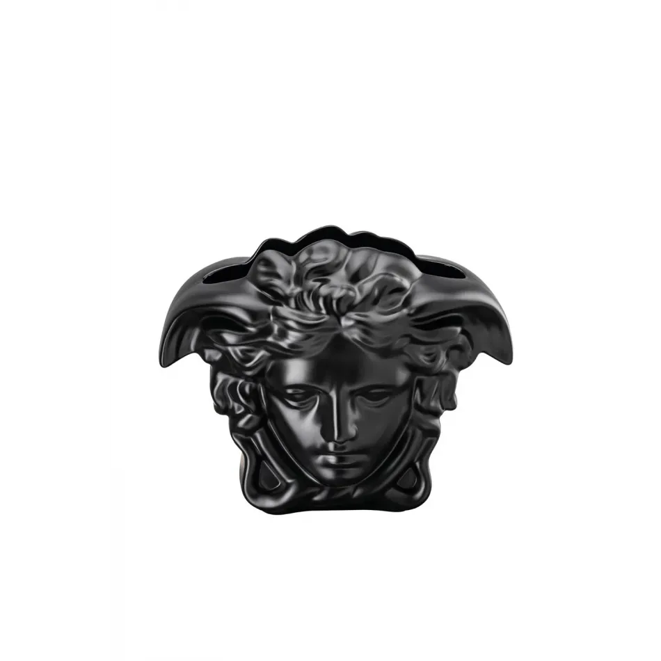 Medusa Grande Vase Black 11 3/4 in (Special Order)