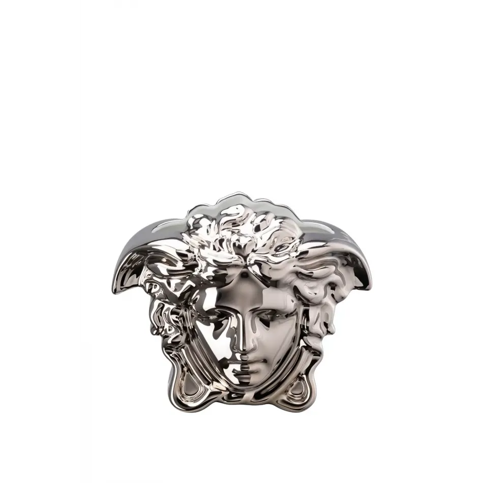 Medusa Grande Vase Silver 6 in