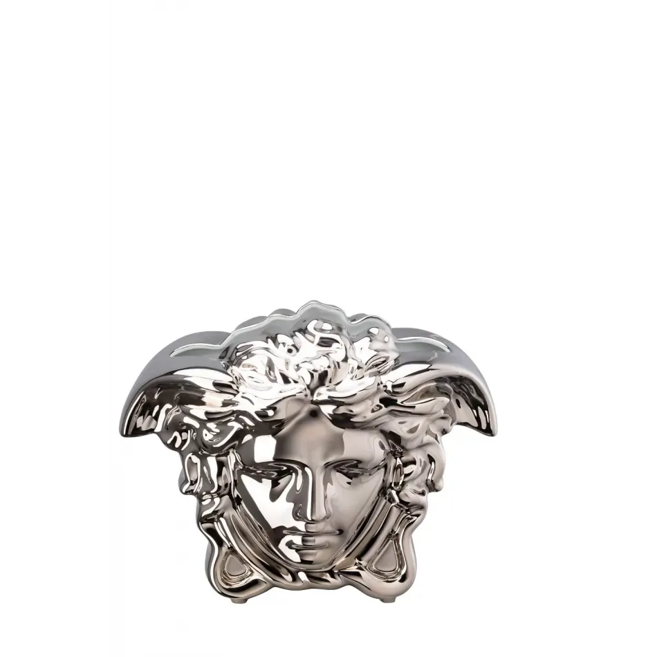 Medusa Grande Vase Silver 8 1/4 in