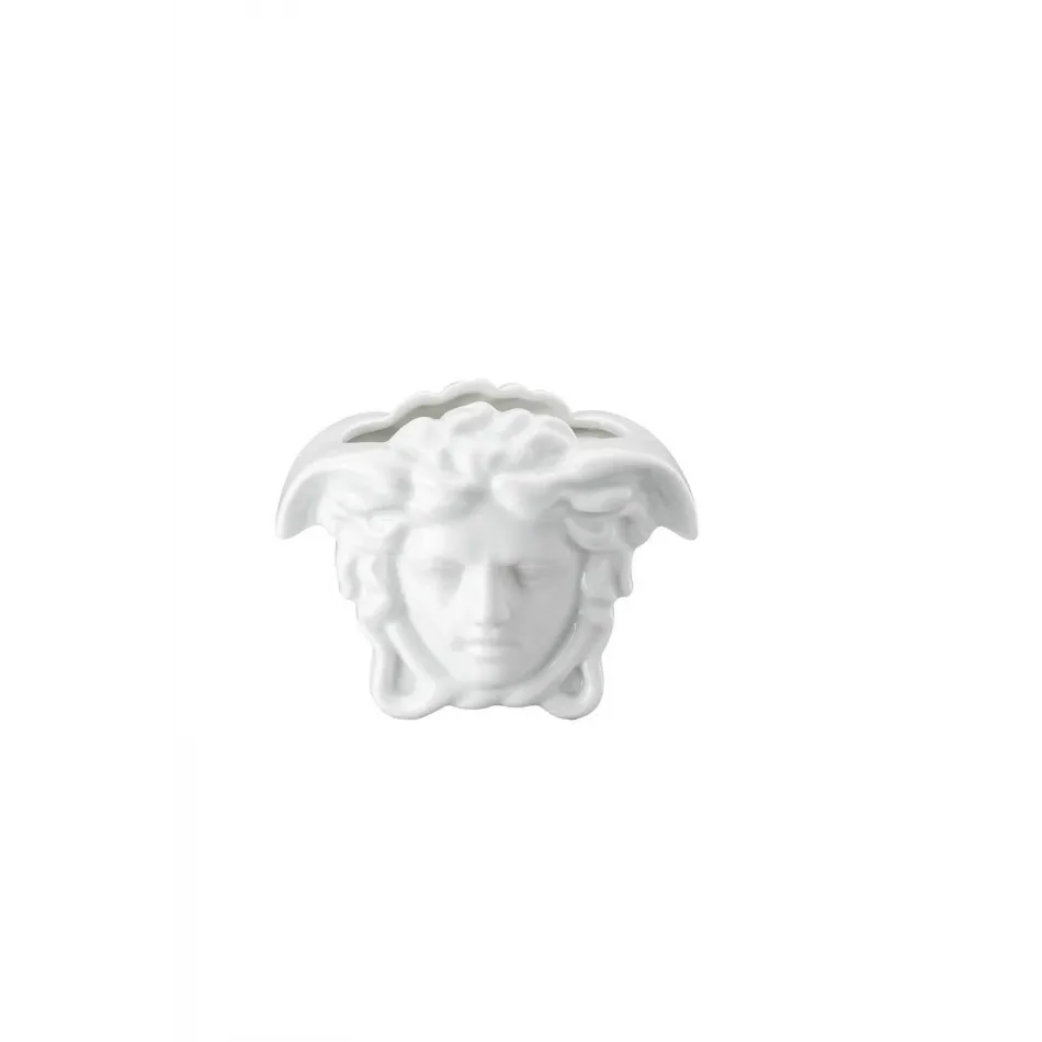 Medusa Grande Vase White 3 1/2 in