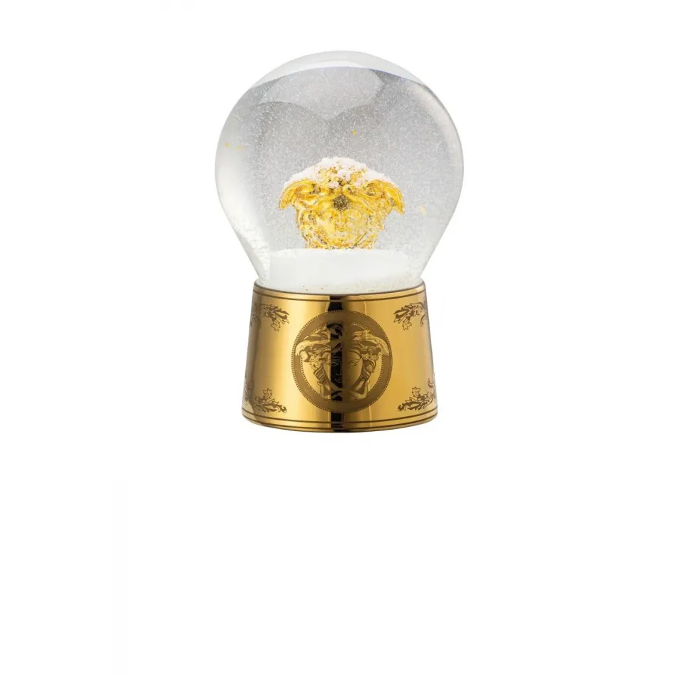 Golden Medusa Snow Globe