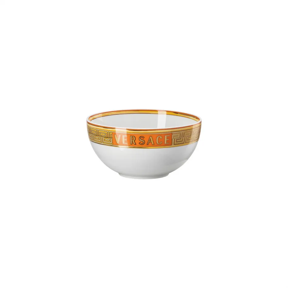 Medusa Amplified Orange Coin Cereal Bowl 6 in