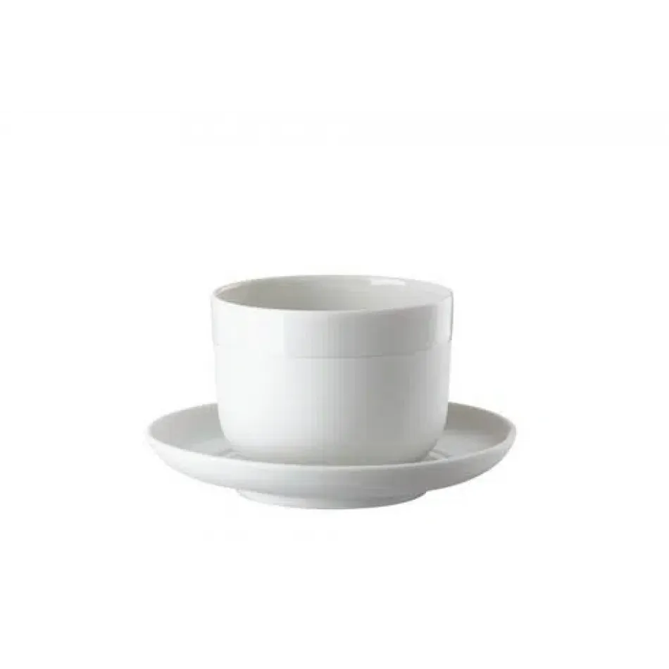 Cappello White Tea Cup & Saucer 7 oz. 5 in (Special Order)