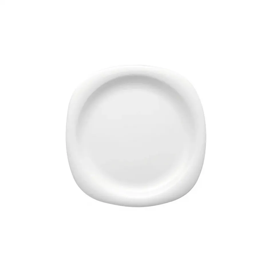 Suomi White Salad Plate 8 in